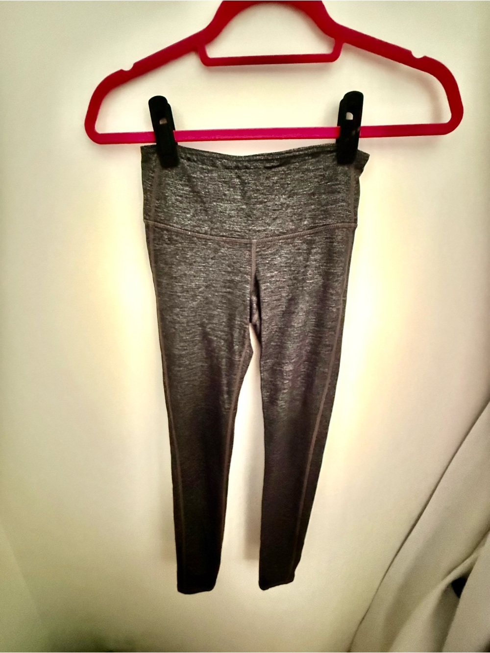 Athleta Heather Charcoal High-Waist Leggings